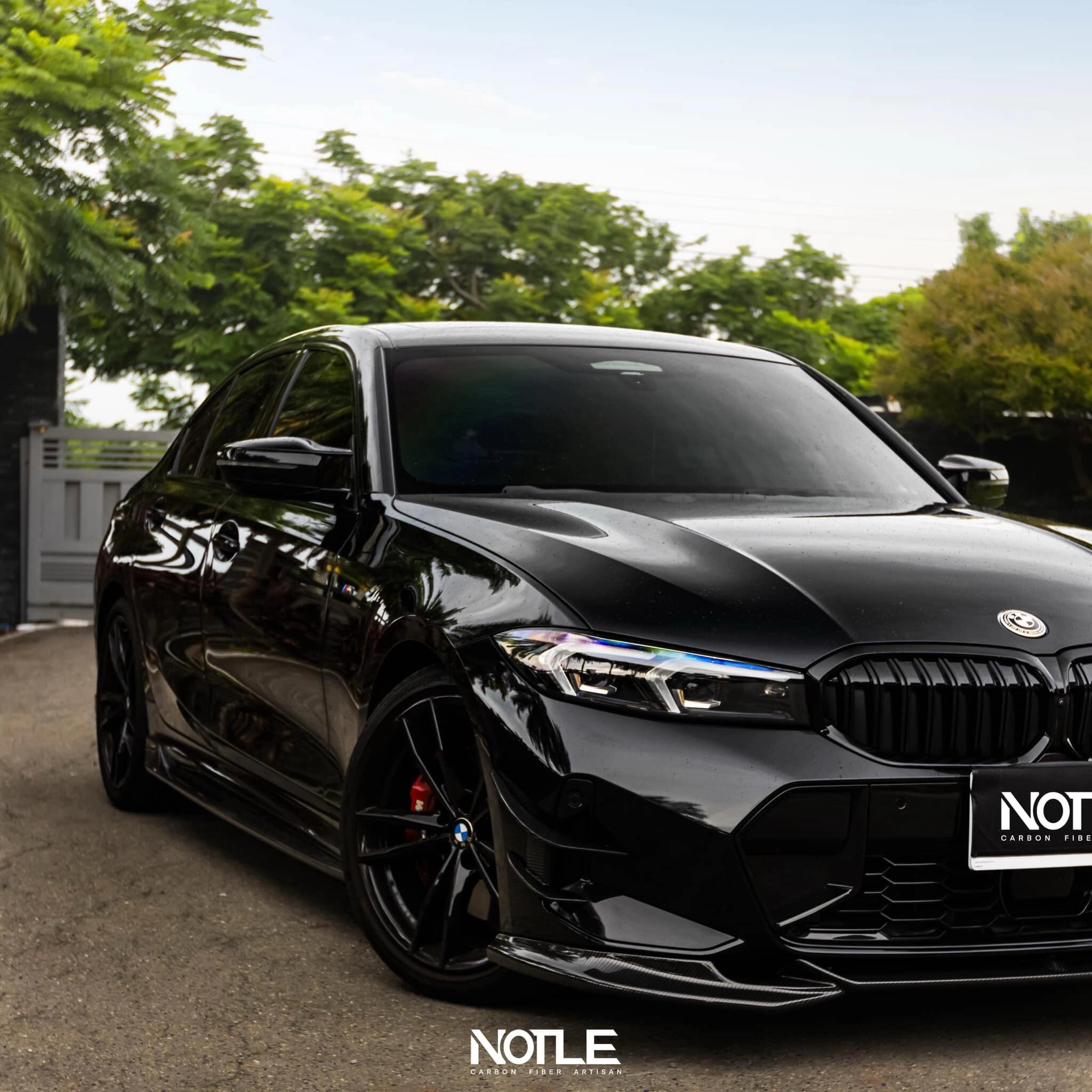 NOTLE - BMW 3 SERIES G20 LCI DRY CARBON FIBRE FRONT LIP SPLITTER