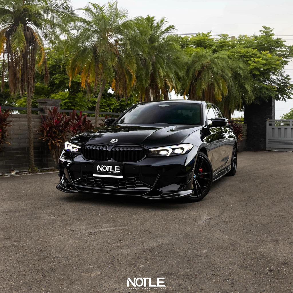 NOTLE - BMW 3 SERIES G20 LCI DRY CARBON FIBRE FRONT LIP SPLITTER