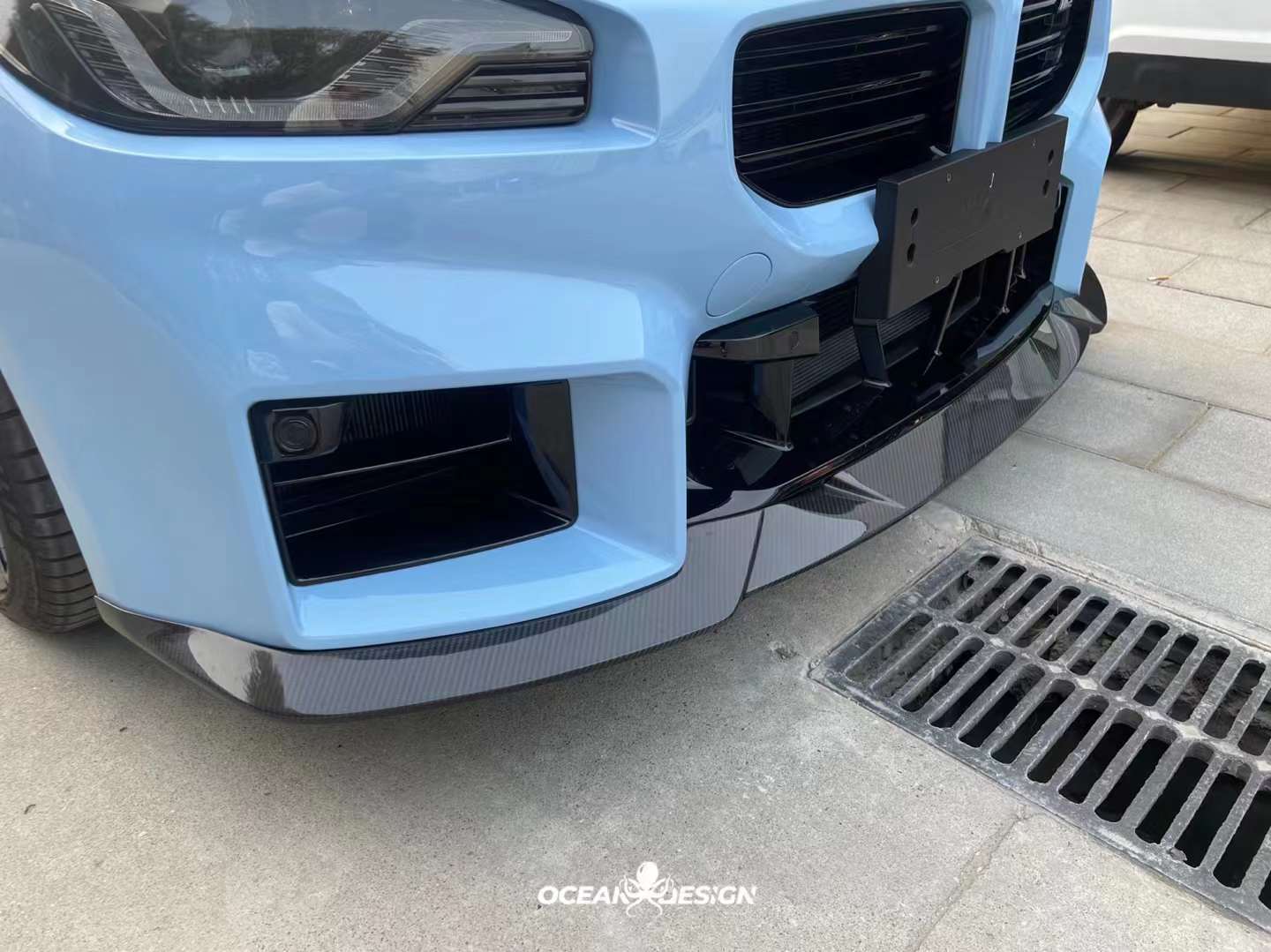 OCEAN DESIGN - BMW M2 G87 DRY CARBON FIBRE FRONT LIP