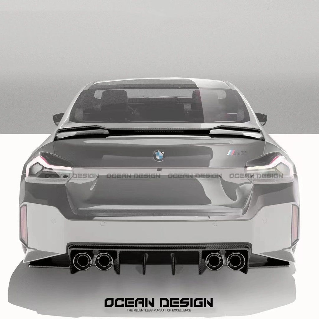 OCEAN DESIGN - BMW M2 G87 DRY CARBON REAR DIFFUSER