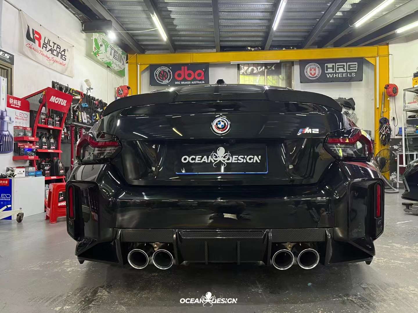 OCEAN DESIGN - BMW M2 G87 DRY CARBON REAR DIFFUSER