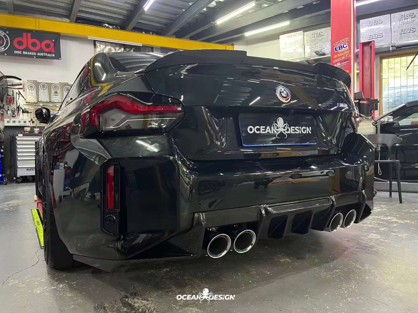 OCEAN DESIGN - BMW M2 G87 DRY CARBON REAR DIFFUSER