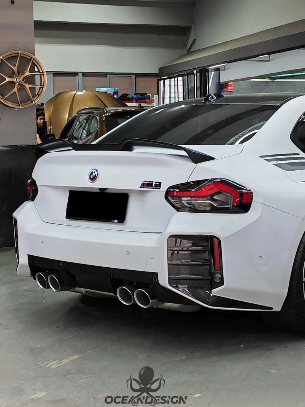 OCEAN DESIGN - BMW M2 G87 DRY CARBON REAR SPOILER