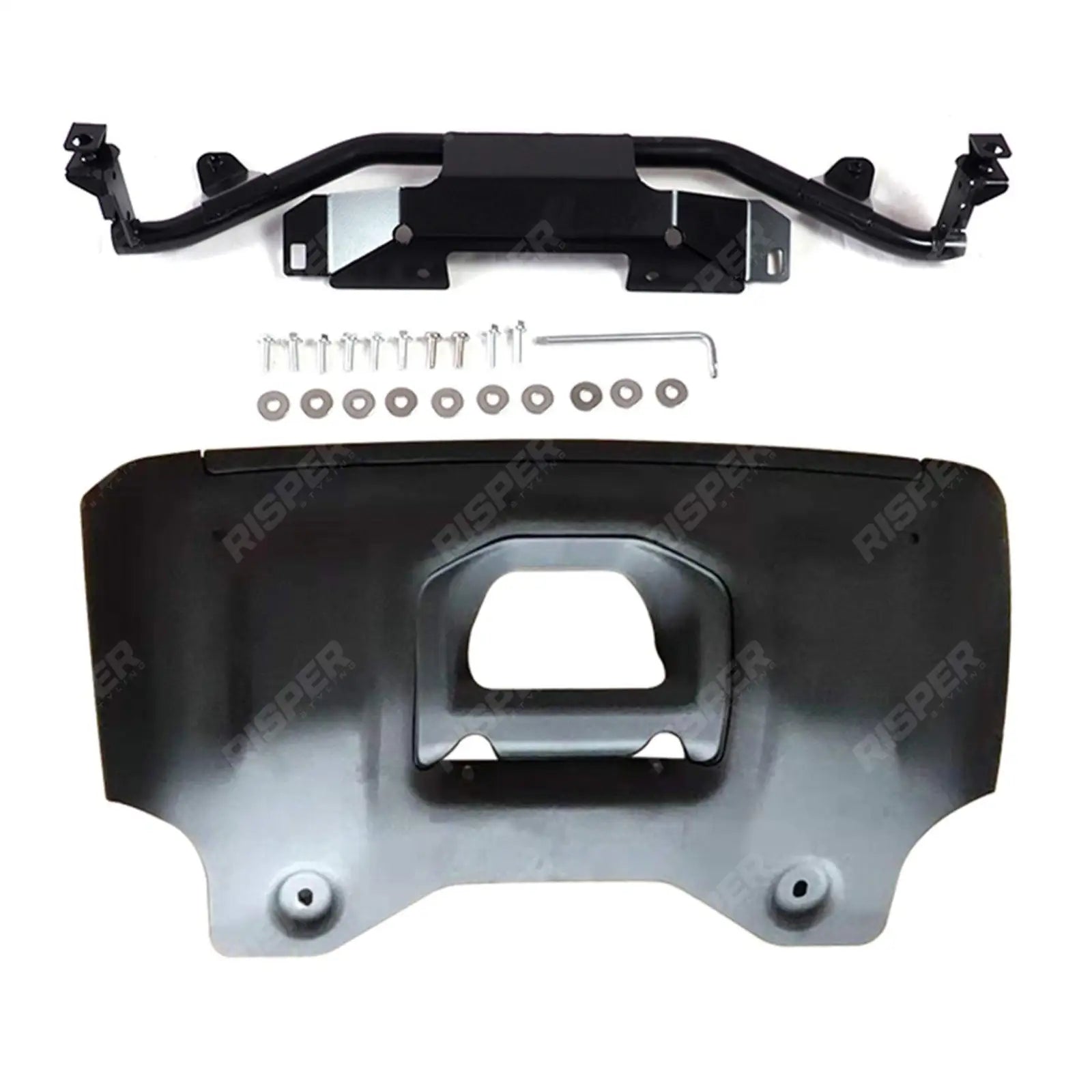 STX Fit Sump Guard Skid Plate in Silver For Land Rover Defender L663 90/110/130 2020 On