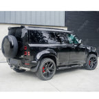 STX Style Roof Rail Pair in Black For Land Rover Defender 110/130 L663 2020 On