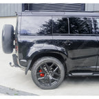 STX Style Roof Rail Pair in Black For Land Rover Defender 110/130 L663 2020 On