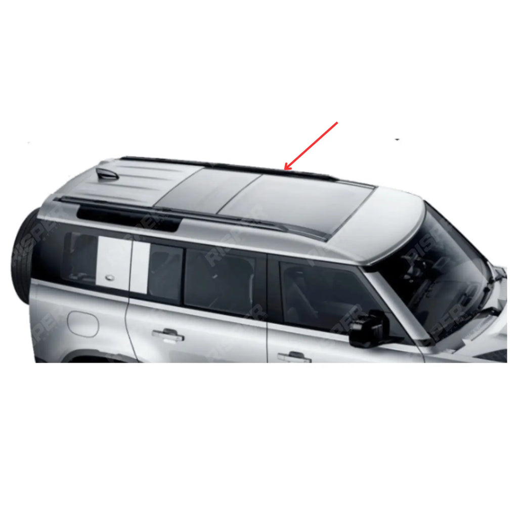 STX Style Roof Rail Pair in Black For Land Rover Defender 110/130 L663 2020 On