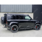 STX Style Roof Rail Pair in Black For Land Rover Defender 110/130 L663 2020 On