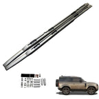 STX Style Silver Roof Rail Pair For Land Rover Defender 90 L663 2020 On