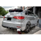 Oettinger Style Gloss Black Rear Spoiler For Audi A3 8V Hatch 2014-2020