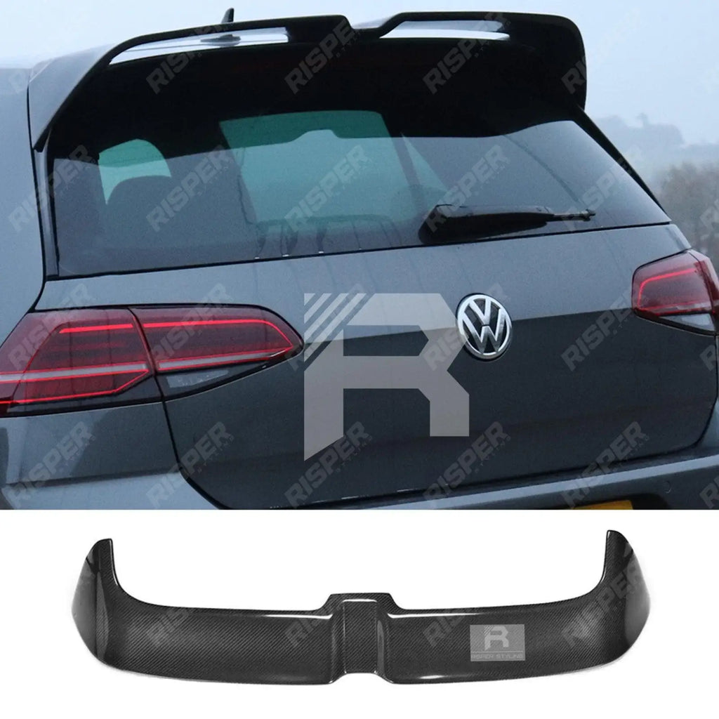 Oettinger Style Rear Spoiler in Carbon Look For Volkswagen Golf MK7/7.5 TSI/TDI 2012-2020
