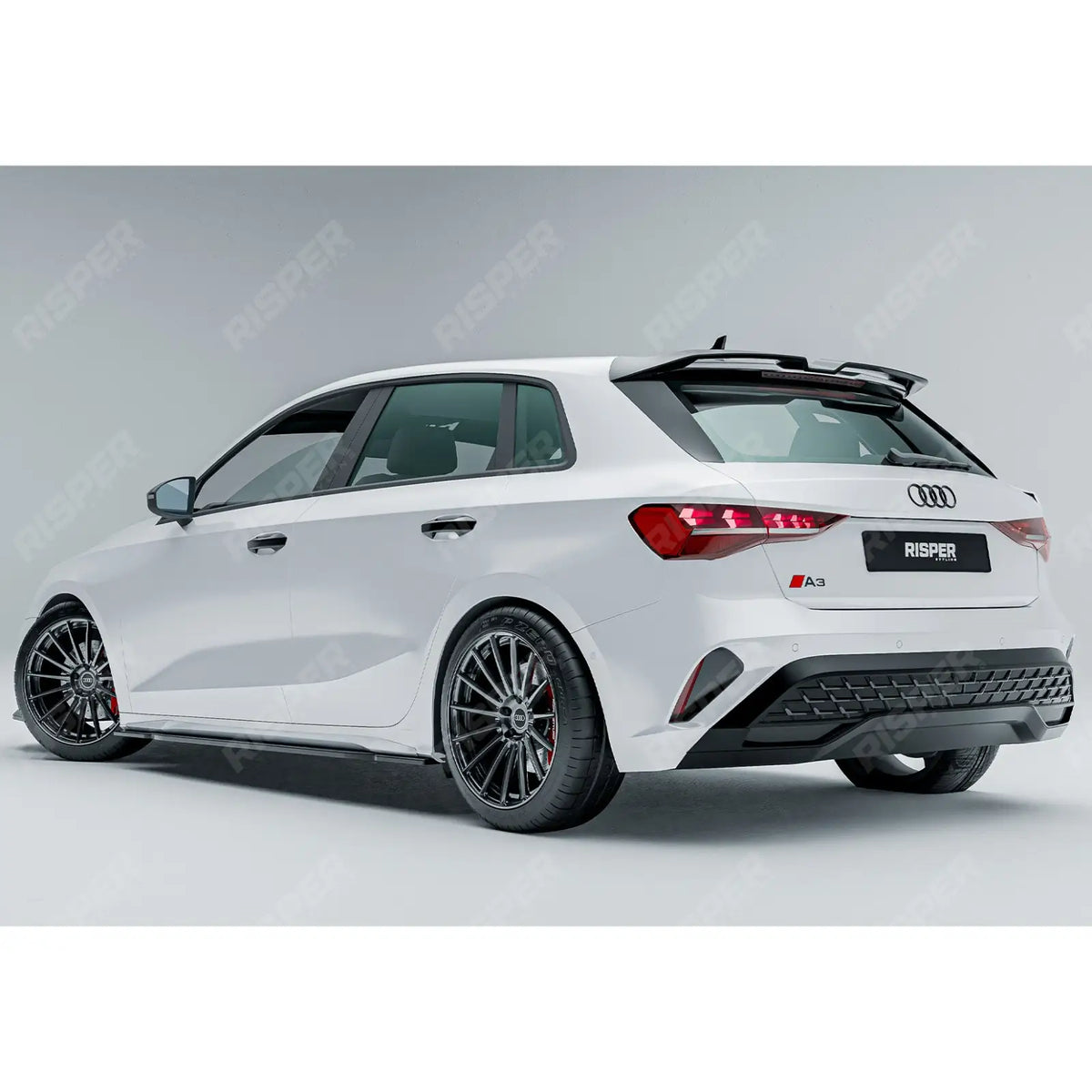 Oettinger Style Rear Spoiler In Gloss Black For Audi A3 8Y Hatch 2021+