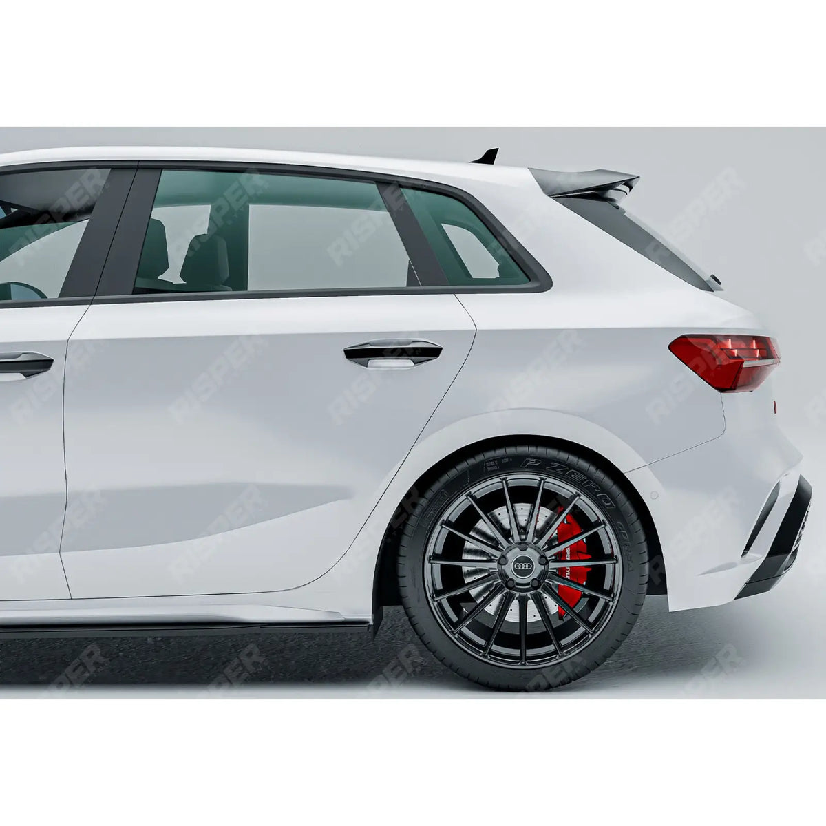 Oettinger Style Rear Spoiler In Gloss Black For Audi A3 8Y Hatch 2021+
