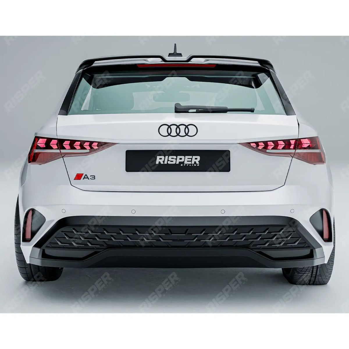 Oettinger Style Rear Spoiler In Gloss Black For Audi A3 8Y Hatch 2021+
