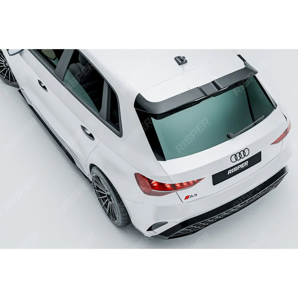 Oettinger Style Rear Spoiler In Gloss Black For Audi A3 8Y Hatch 2021+