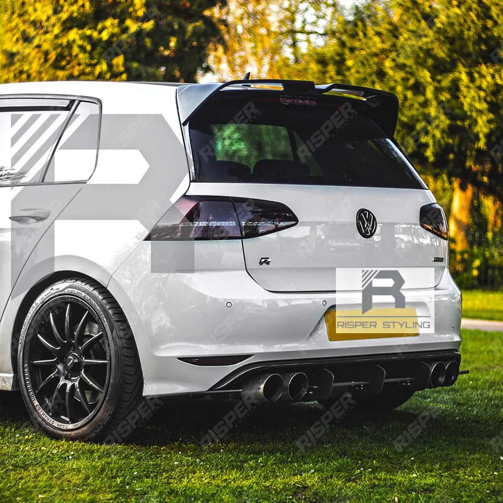 Oettinger Style Rear Spoiler in Gloss Black For Volkswagen Golf MK7/7.5 GTI/GTD/R/GTE 2012-2020