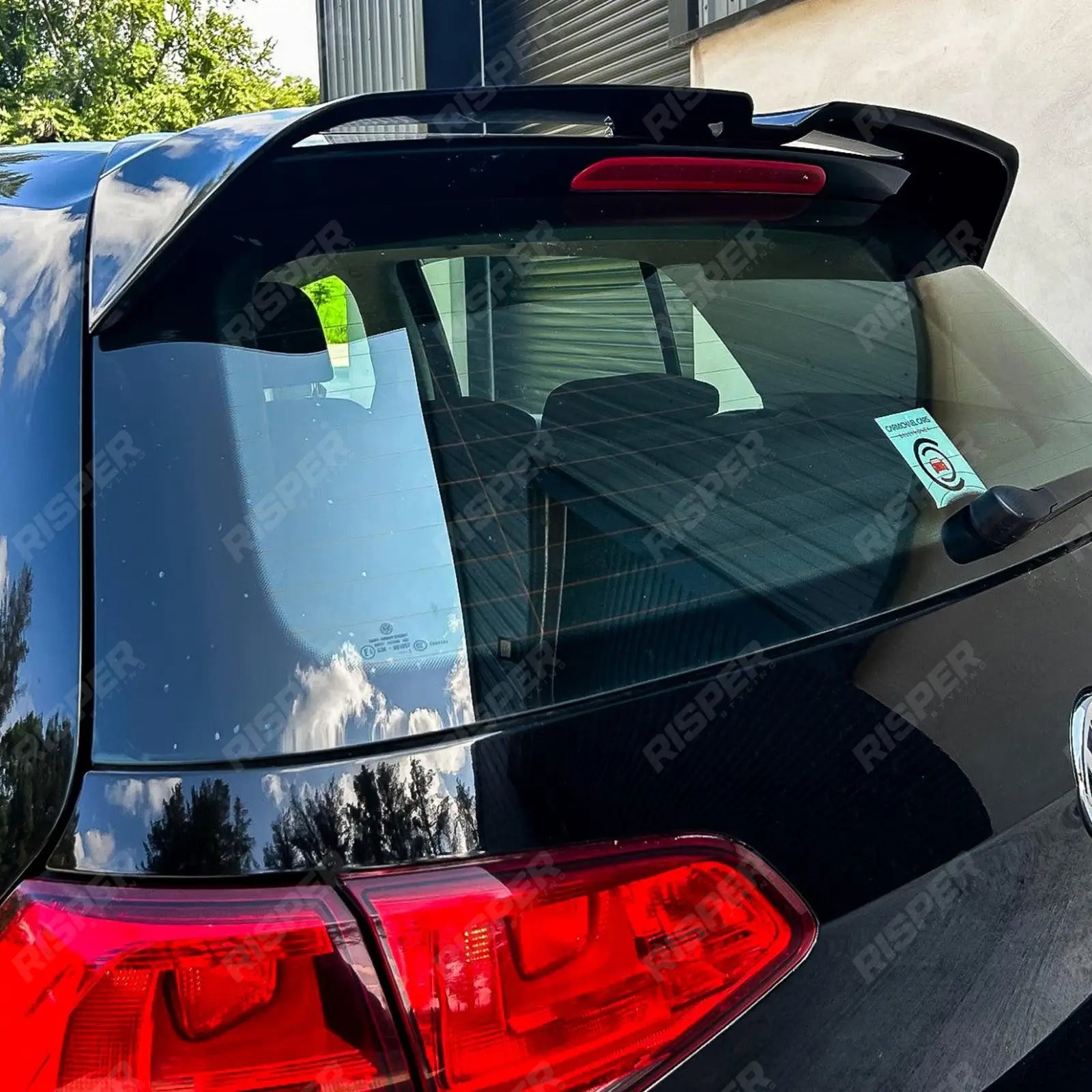 Oettinger Style Rear Spoiler in Gloss Black For Volkswagen Golf MK7/7.5 TSI/TDI 2012-2020