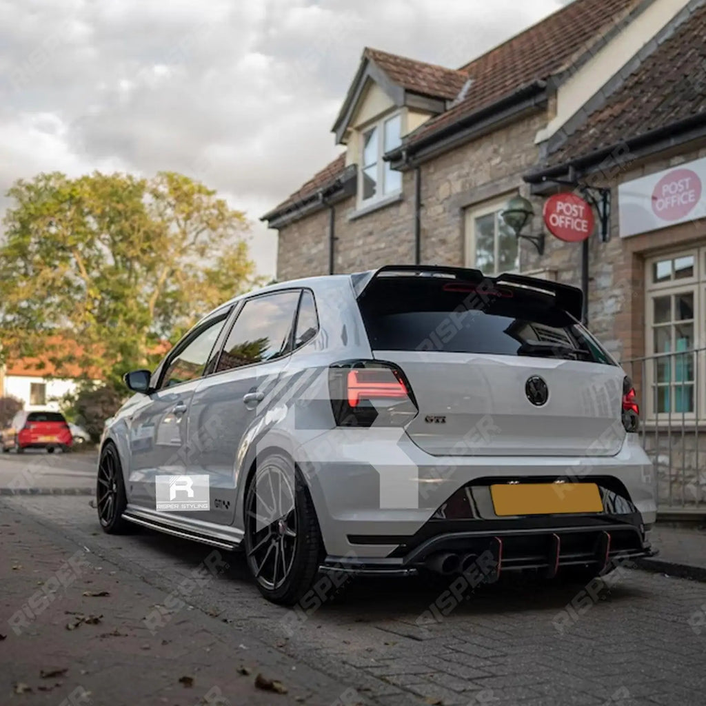 Oettinger Style Rear Spoiler in Gloss Black For Volkswagen Polo MK5 6C/6R 2009-2017