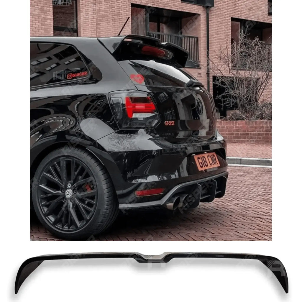 Oettinger Style Rear Spoiler in Gloss Black For Volkswagen Polo MK5 6C/6R 2009-2017