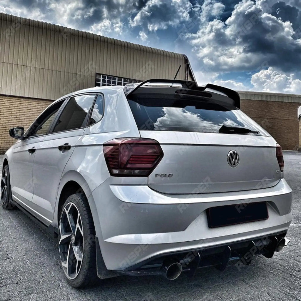 Oettinger Style Rear Spoiler in Gloss Black For Volkswagen Polo MK6 GTI R (AW) 2018+