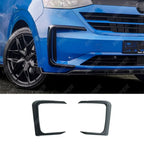 Outer Canard Loops In Gloss Black For Volkswagen Transporter T7 2025 on