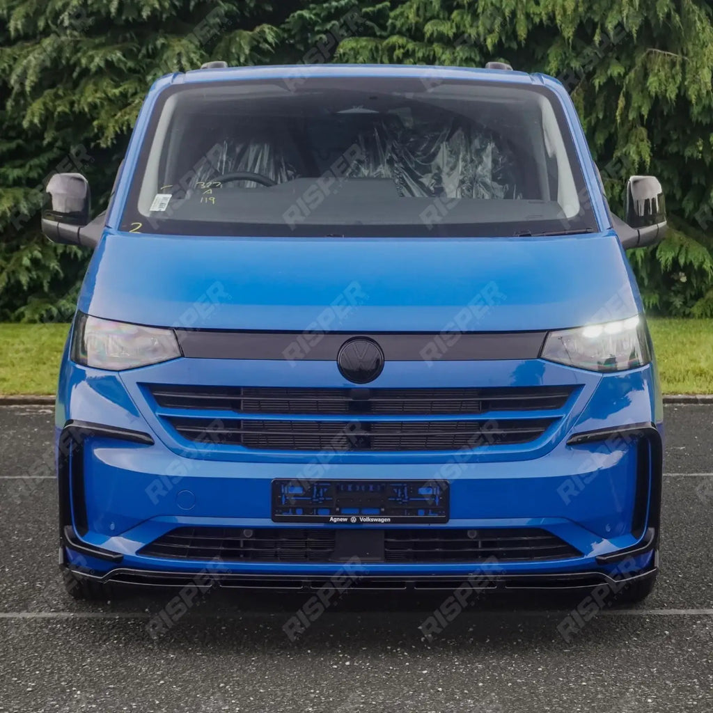 Outer Canard Loops In Gloss Black For Volkswagen Transporter T7 2025 on