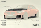 PAKTECHZ - BMW M2 G87 DRY CARBON FIBRE FRONT AIR INLET SET