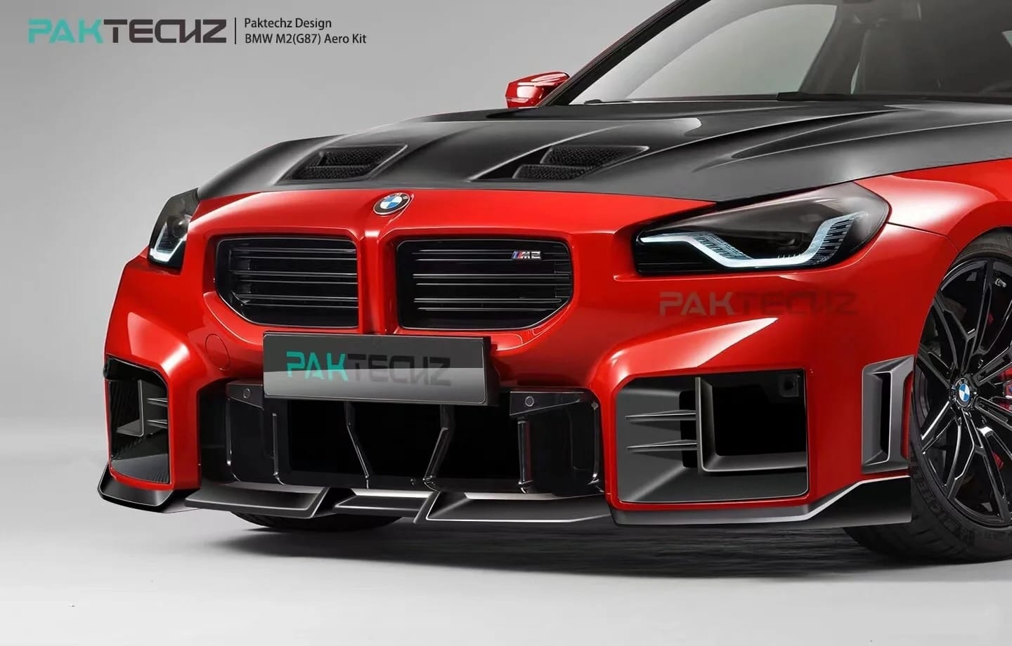 PAKTECHZ - BMW M2 G87 DRY CARBON FIBRE FRONT BONNET HOOD
