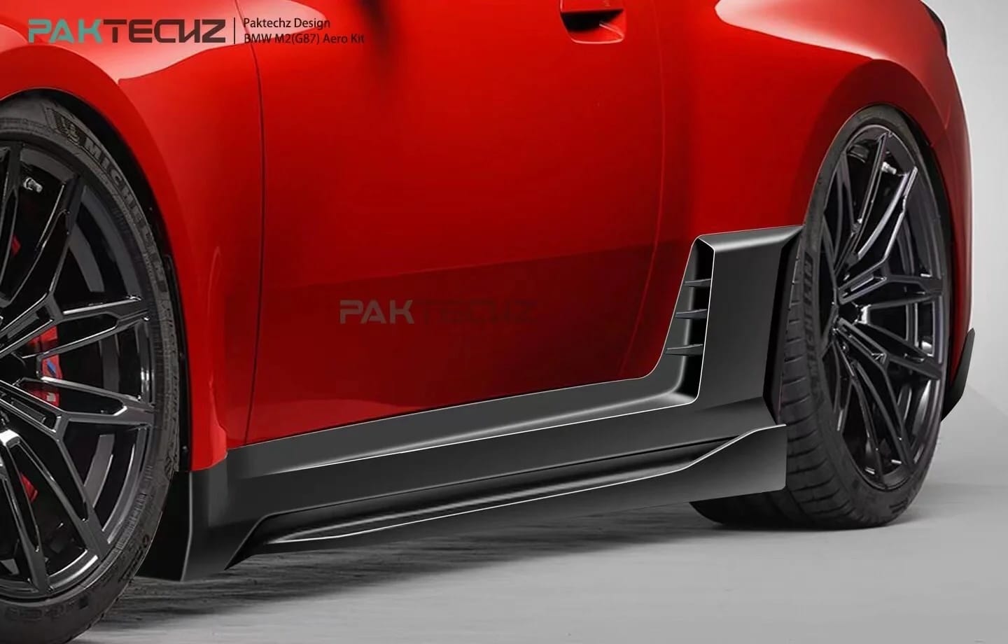 PAKTECHZ - BMW M2 G87 DRY CARBON FIBRE SIDE SKIRTS