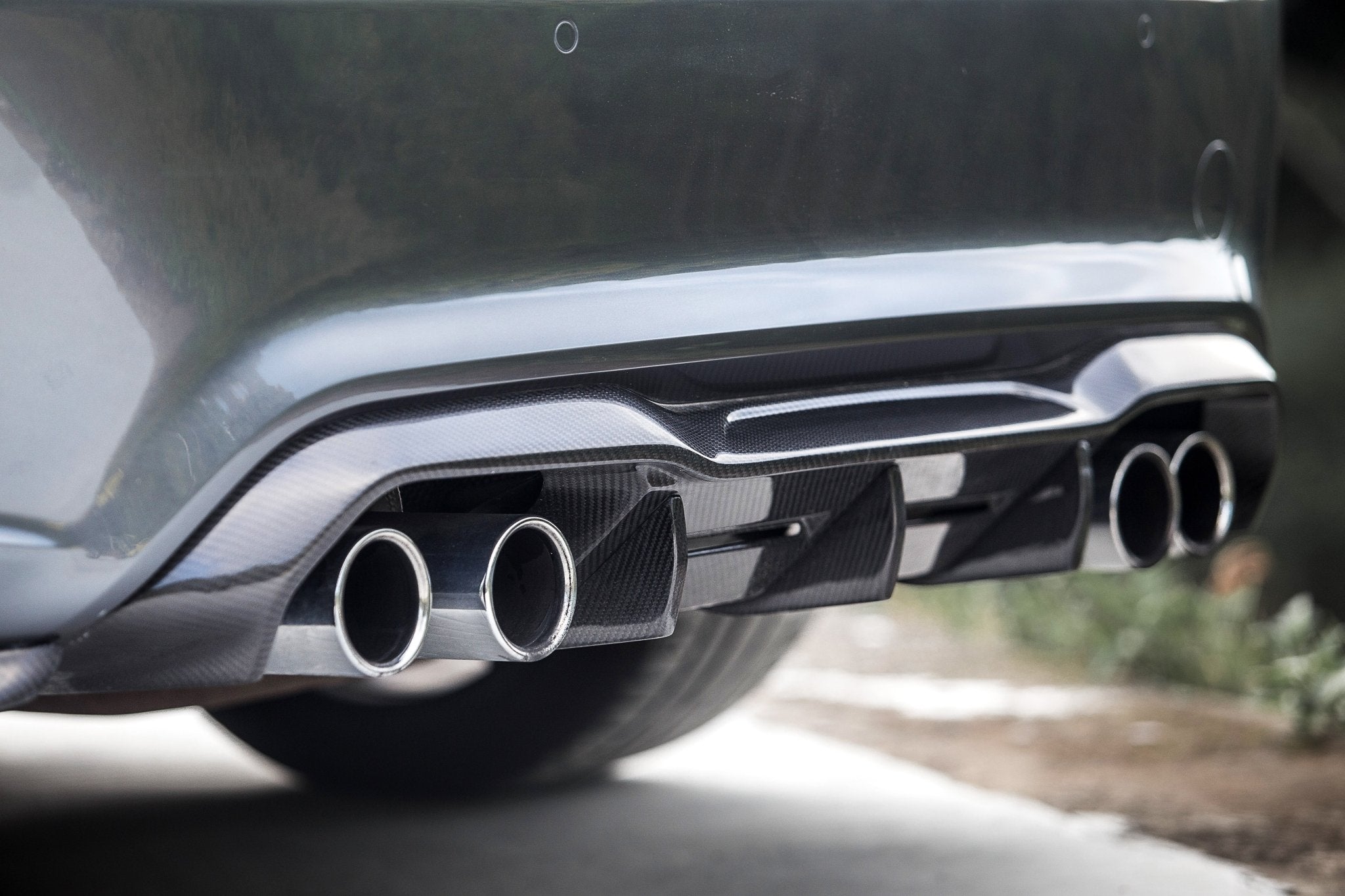 PAKTECHZ - BMW M2 M2C F87 CARBON FIBRE REAR DIFFUSER