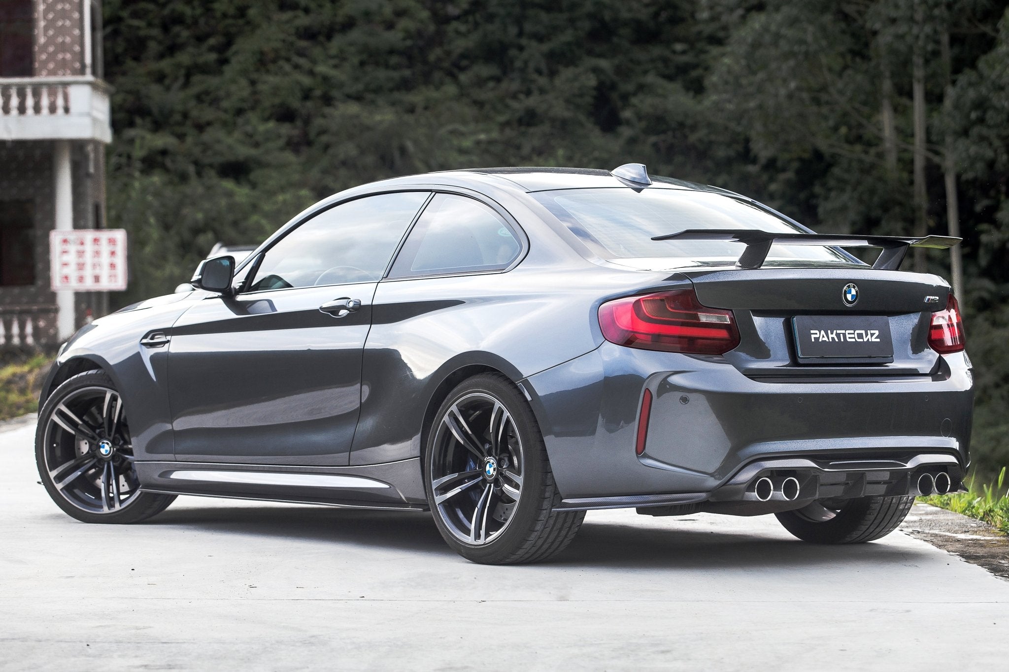 PAKTECHZ - BMW M2 M2C F87 CARBON FIBRE REAR DIFFUSER