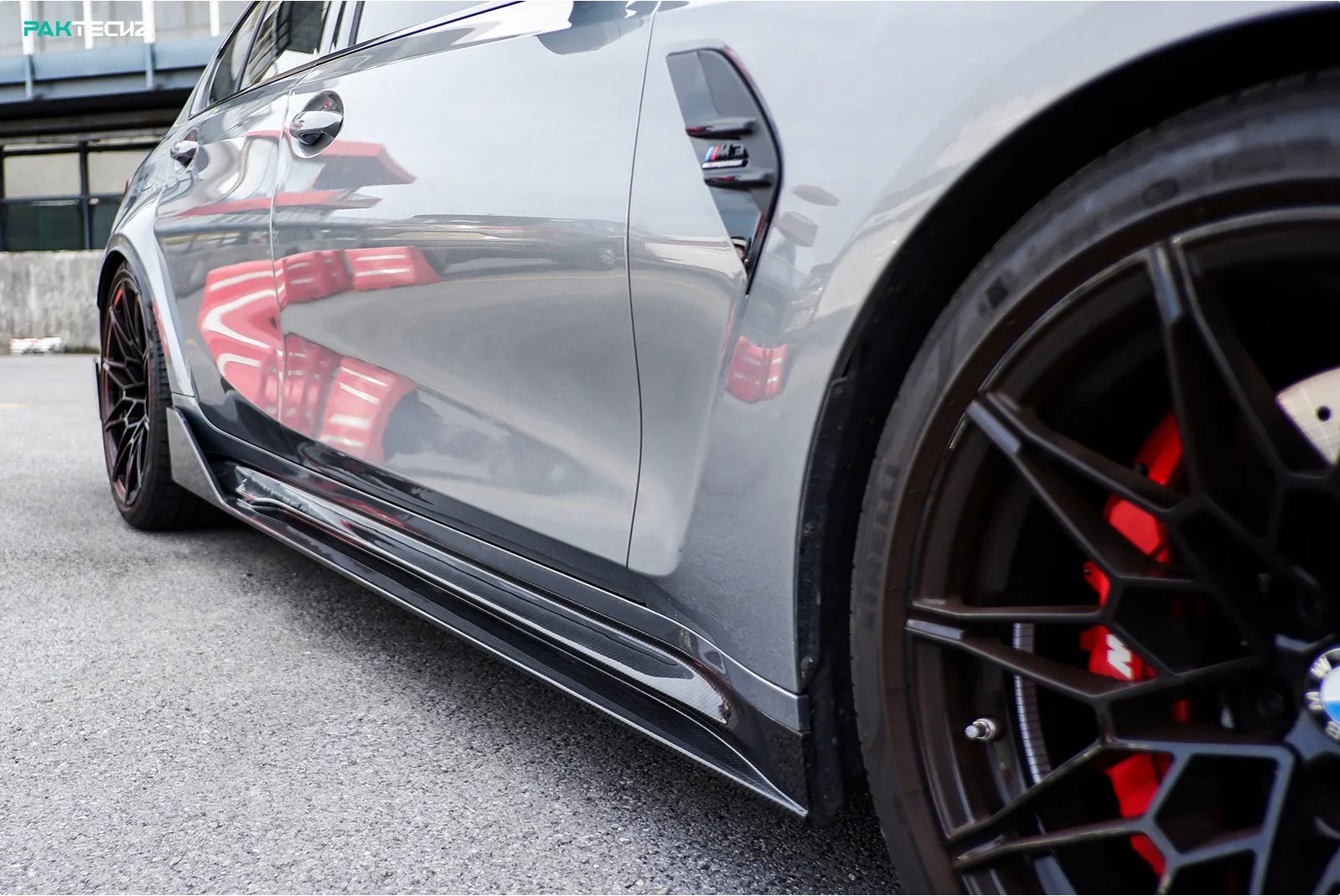 PAKTECHZ - BMW M3 G80 / M4 G82 DRY CARBON FIBRE SIDE SKIRTS