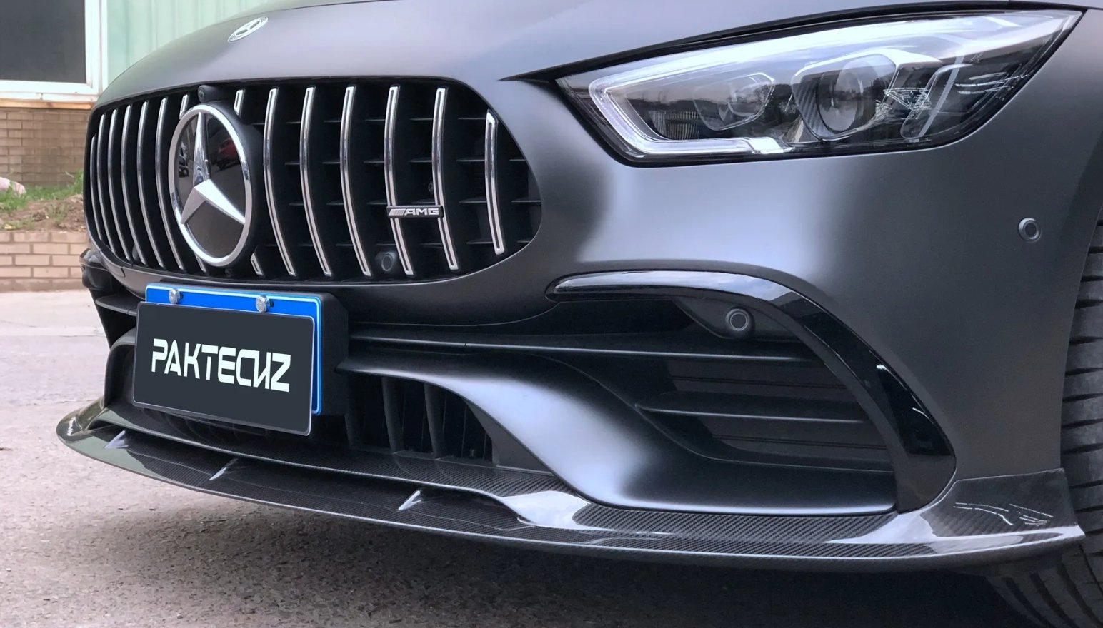 PAKTECHZ - MERCEDES BENZ AMG GT50 / GT53 DRY CARBON FIBRE FRONT LIP SPLITTER