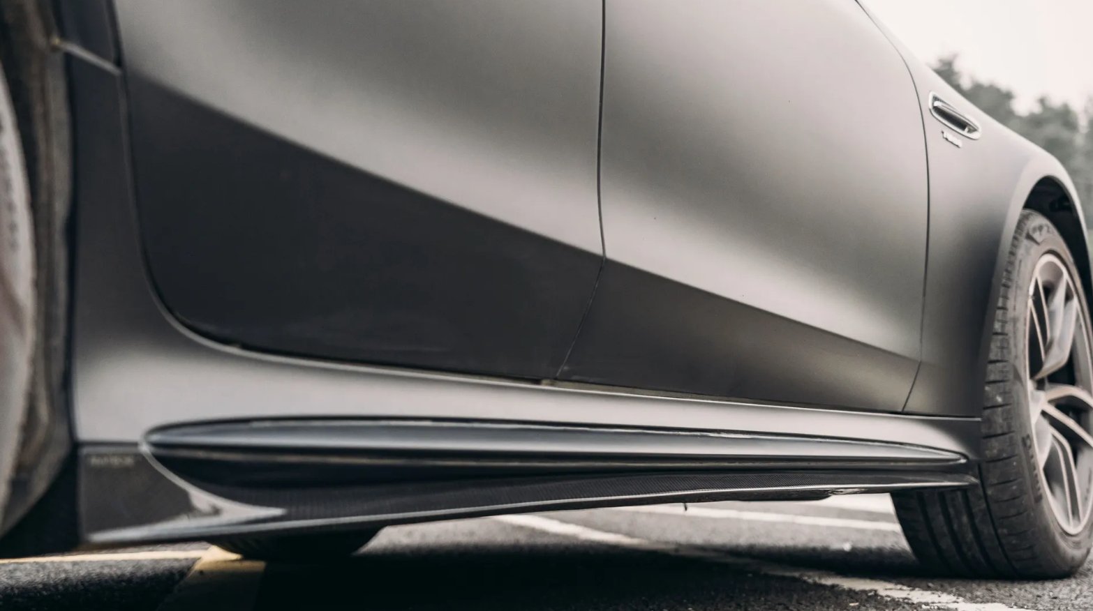 PAKTECHZ - MERCEDES BENZ AMG GT50 / GT53 DRY CARBON FIBRE SIDE SKIRTS