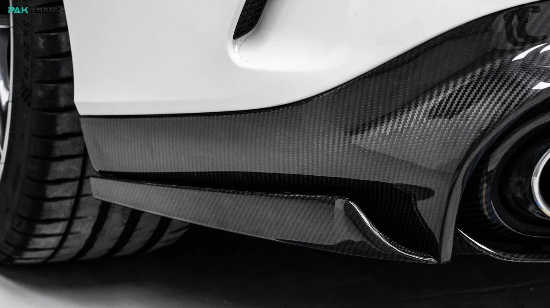 PAKTECHZ - MERCEDES BENZ CLA W118 DRY CARBON FIBRE REAR DIFFUSER