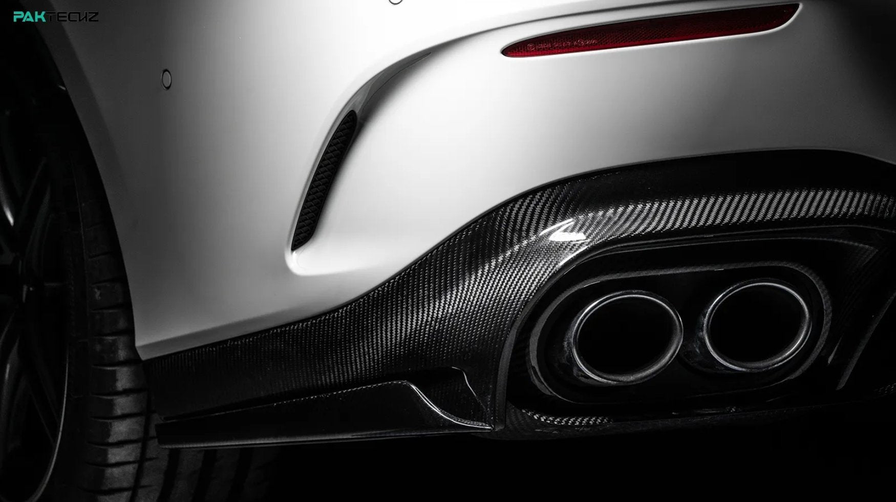 PAKTECHZ - MERCEDES BENZ CLA W118 DRY CARBON FIBRE REAR DIFFUSER