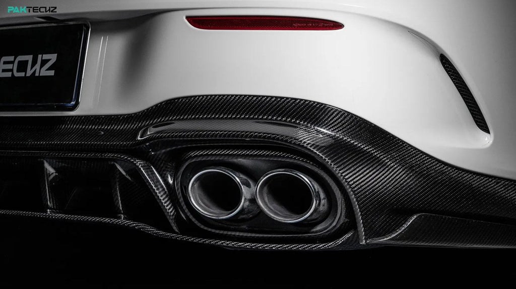 PAKTECHZ - MERCEDES BENZ CLA W118 DRY CARBON FIBRE REAR DIFFUSER