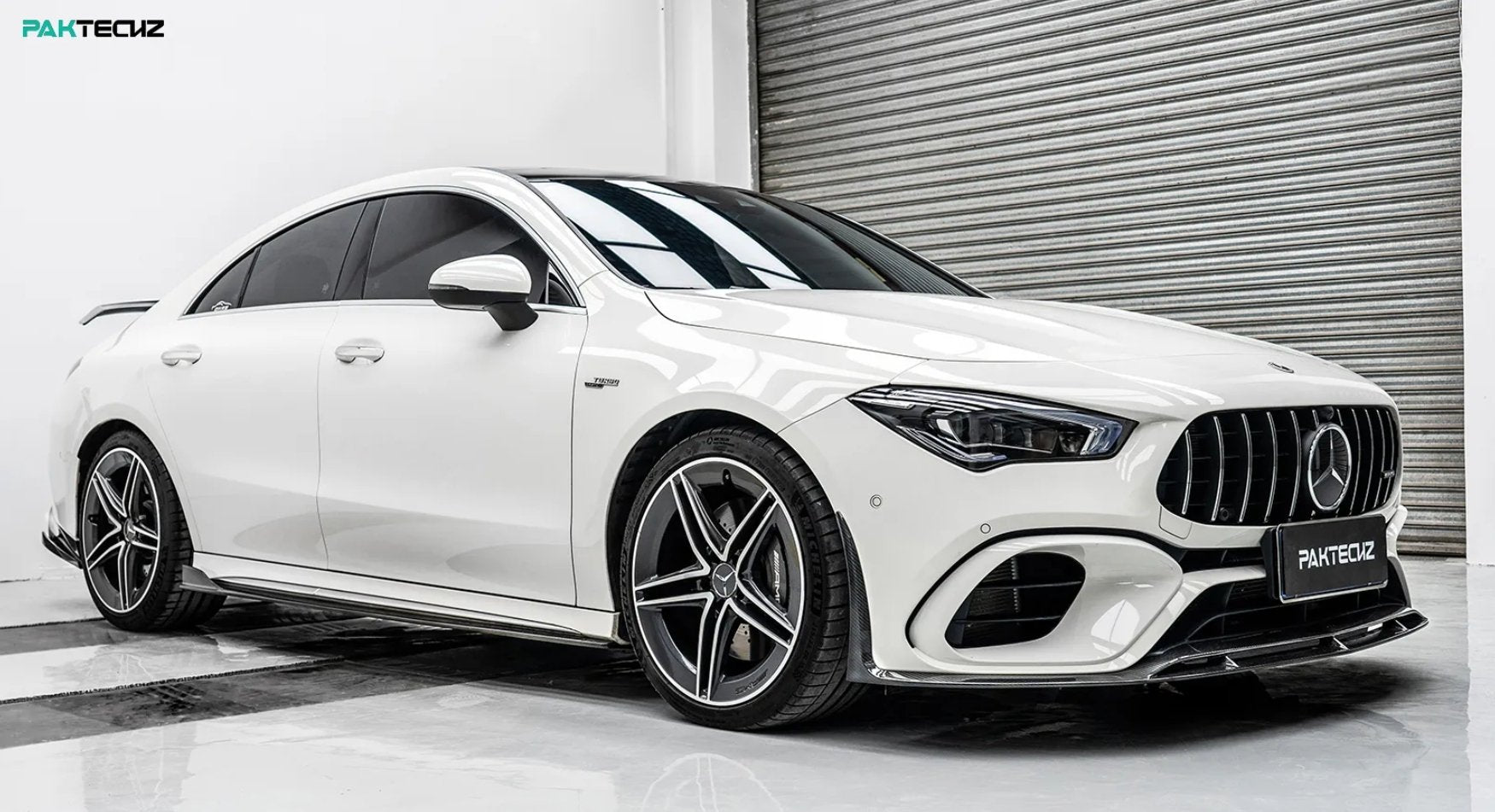 PAKTECHZ - MERCEDES BENZ CLA W118 DRY CARBON FIBRE SIDE SKIRTS