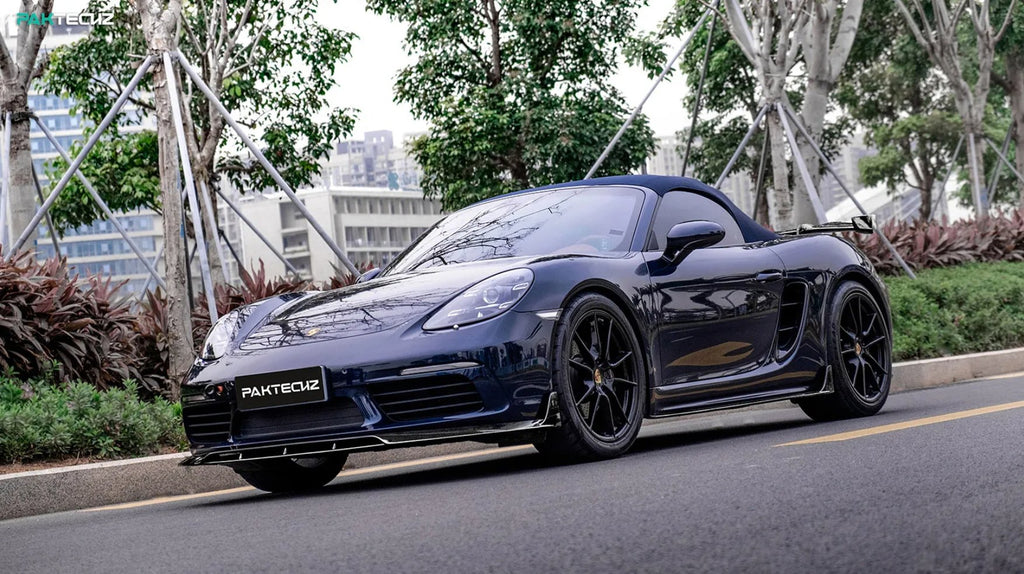 PAKTECHZ - PORSCHE CAYMAN / BOXSTER 718 DRY CARBON FIBRE FRONT LIP