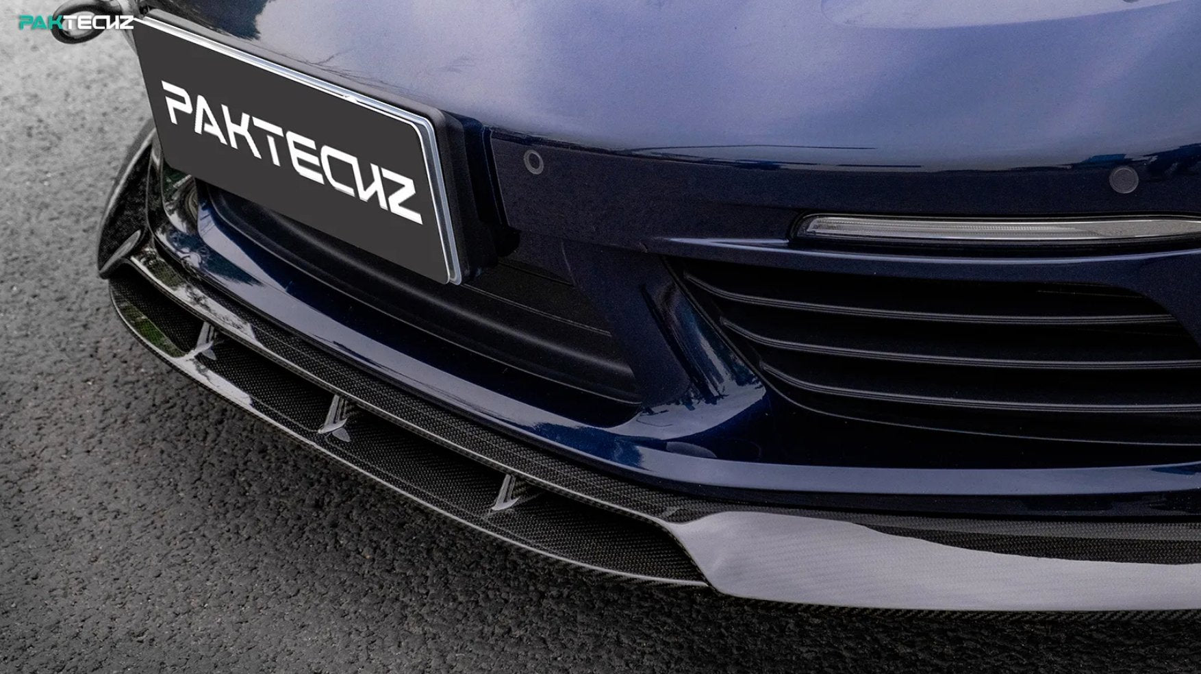 PAKTECHZ - PORSCHE CAYMAN / BOXSTER 718 DRY CARBON FIBRE FRONT LIP