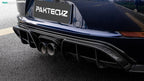 PAKTECHZ - PORSCHE CAYMAN / BOXSTER 718 DRY CARBON FIBRE REAR DIFFUSER