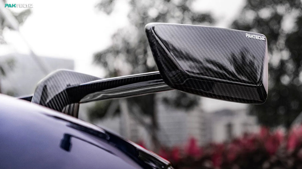 PAKTECHZ - PORSCHE CAYMAN / BOXSTER 718 DRY CARBON FIBRE REAR SPOILER