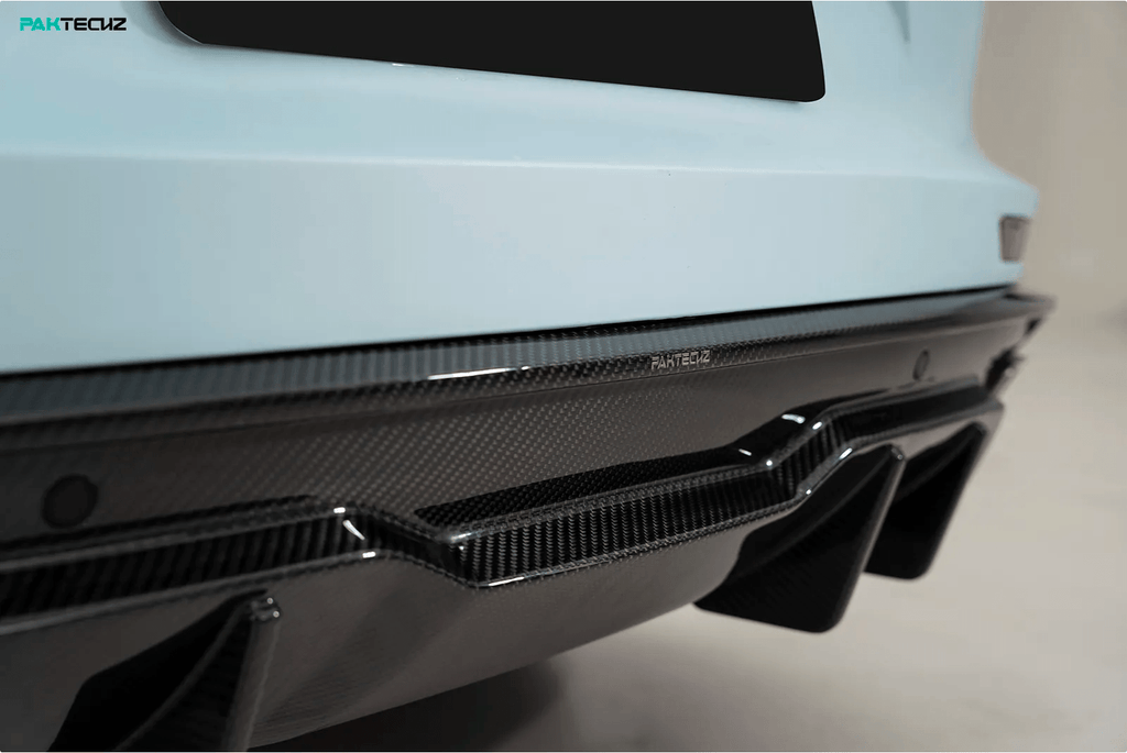 PAKTECHZ - PORSCHE PANAMERA 971.2 CARBON FIBRE REAR DIFFUSER