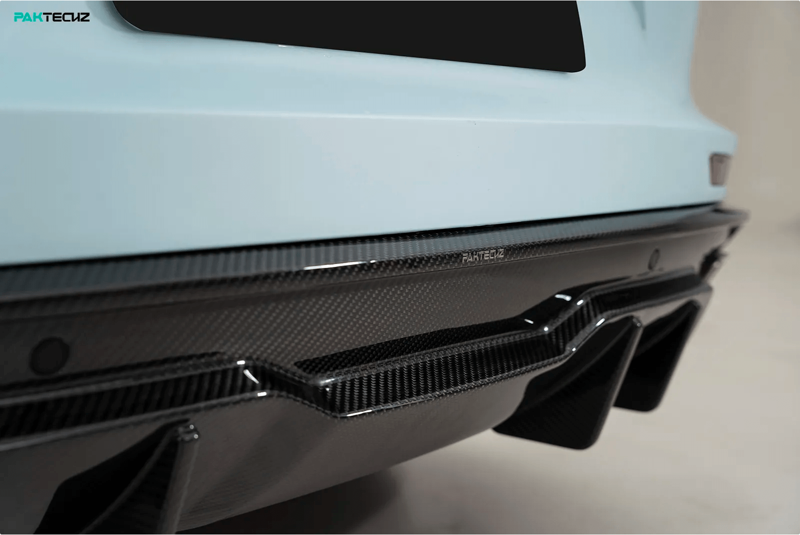 PAKTECHZ - PORSCHE PANAMERA 971.2 CARBON FIBRE REAR DIFFUSER