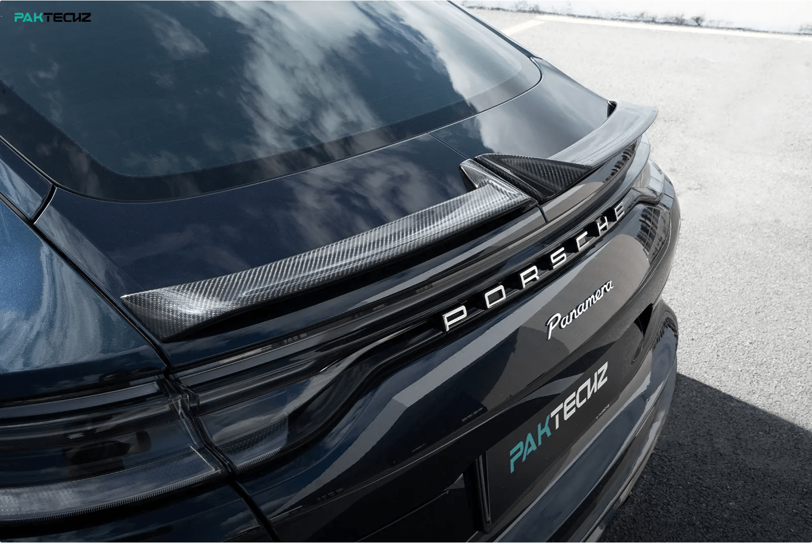 PAKTECHZ - PORSCHE PANAMERA 971.2 CARBON FIBRE REAR SPOILER