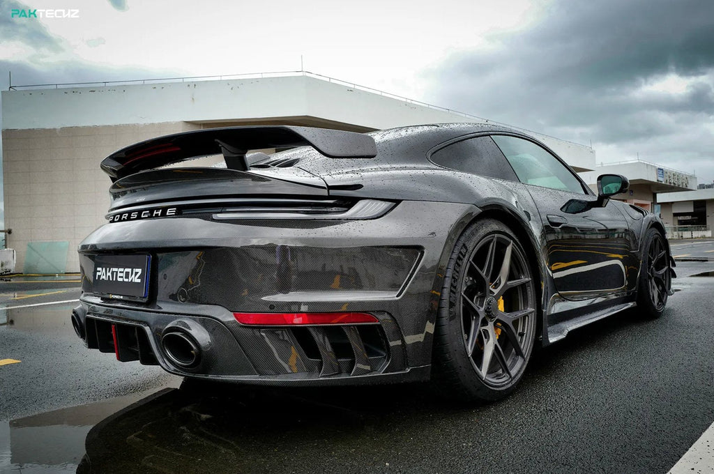PAKTECKZ - PORSCHE 992 TURBO S DRY CARBON FIBRE REAR SPOILER