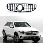 Panamericana Gt Style Upgrade Front Grill Gloss Black For Mercedes Glc X253 2019-2022