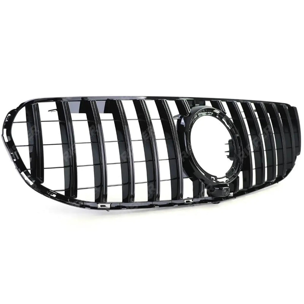 Panamericana Gt Style Upgrade Front Grill Gloss Black For Mercedes Glc X253 2019-2022