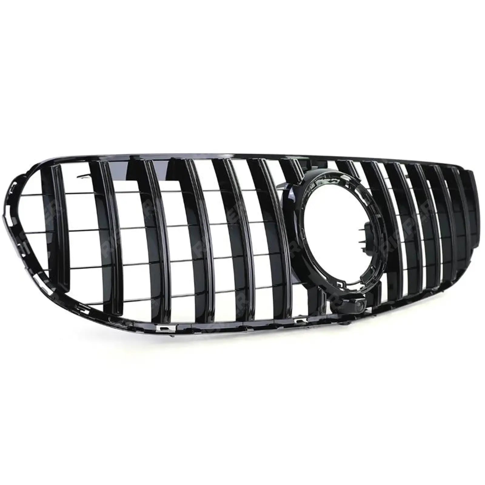 Panamericana Gt Style Upgrade Front Grill Gloss Black For Mercedes Glc X253 2019-2022