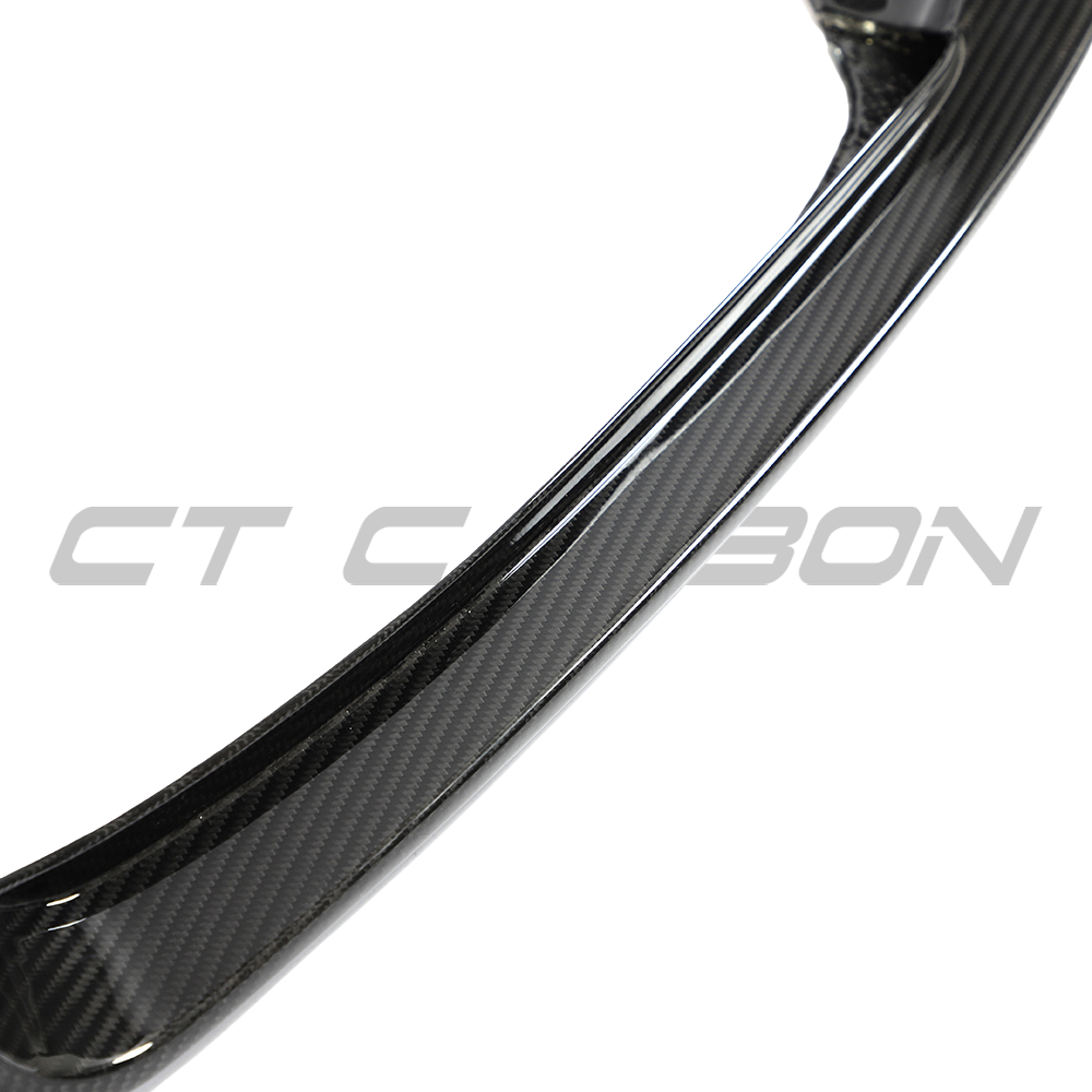 PORSCHE 911 992 CARRERA 2019-2024 CARBON FIBRE SPLITTER - V2 - CT DESIGN